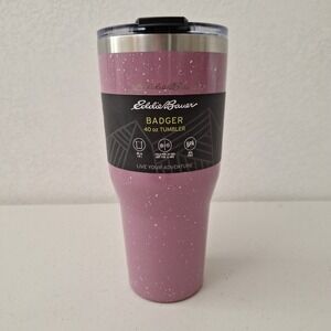 Eddie Bauer 40 oz Badger Tumbler Stainless Steel Vacuum Insulated LIMITED NEW